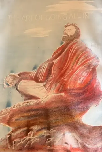 A more saturated watercolor stage of the film poster