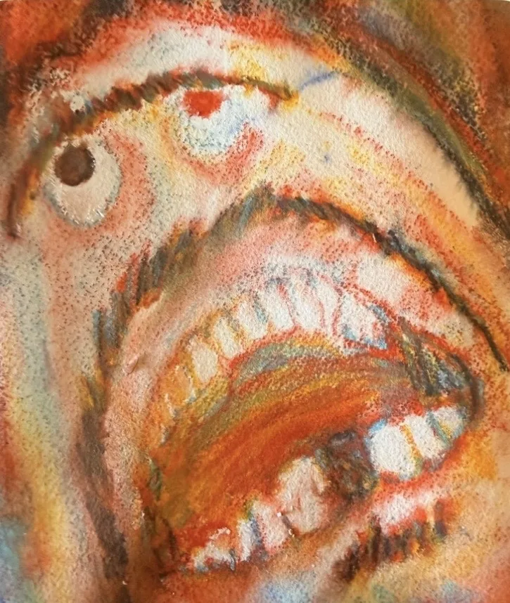 Billy Buff, a face with a buff pulled over the eyes
