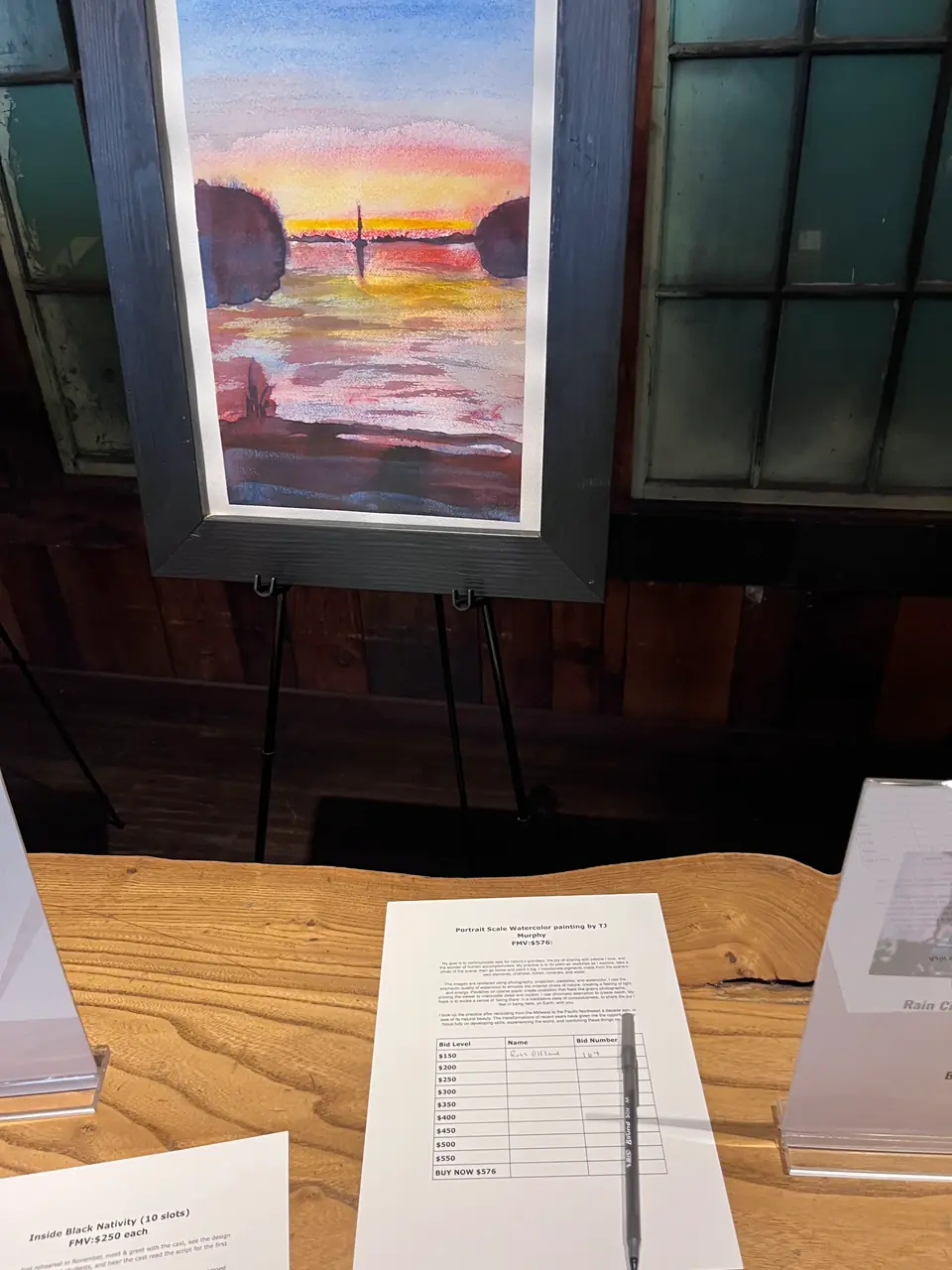Intiman Theater Seattle Auction exhibition photograph 6