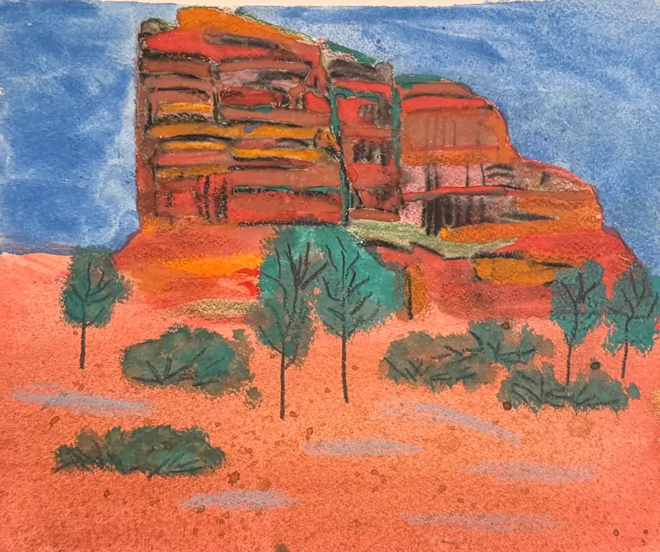 Spiritual Sedona Mountains 2 by Paul Murphy