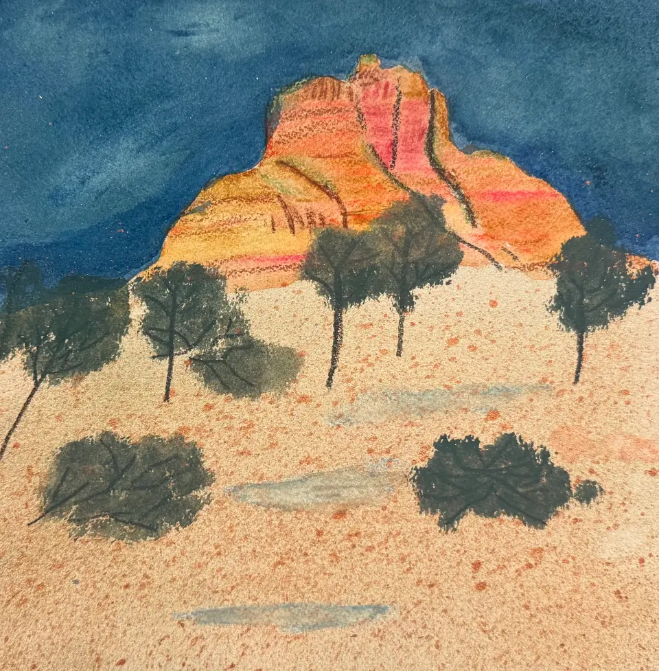 Spiritual Sedona Mountains 4 by Paul Murphy