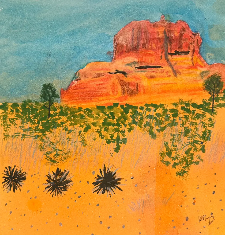 Spiritual Sedona Mountains 6 by Paul Murphy