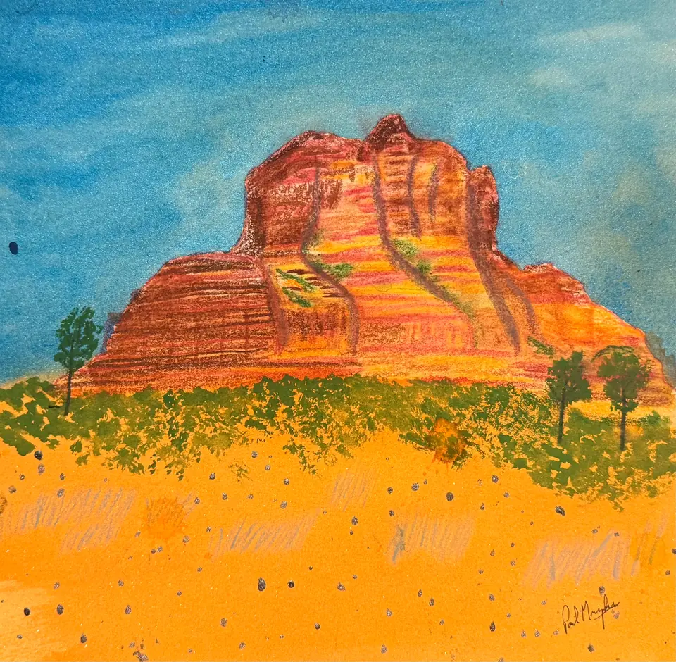 Spiritual Sedona Mountains 7 by Paul Murphy