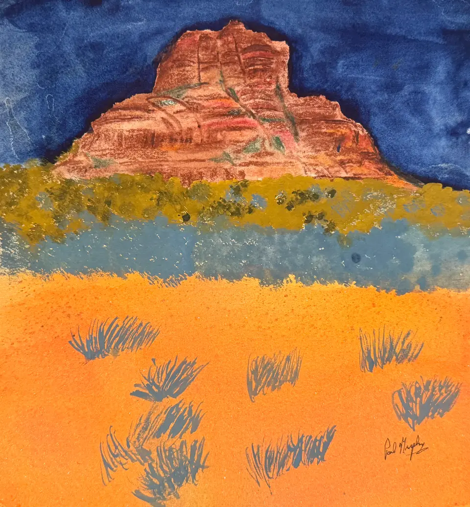 Spiritual Sedona Mountains 8 by Paul Murphy