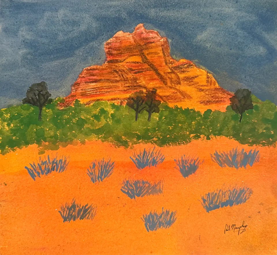 Spiritual Sedona Mountains 10 by Paul Murphy