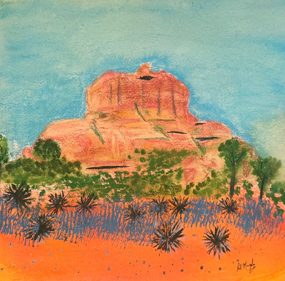 Spiritual Sedona Mountains 12 by Paul Murphy