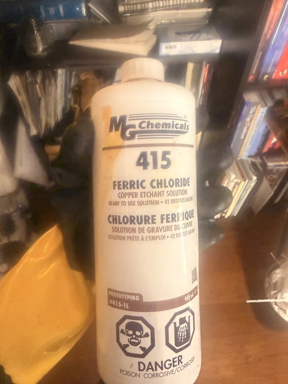 MG Chemicals 415 ferric chloride etchant