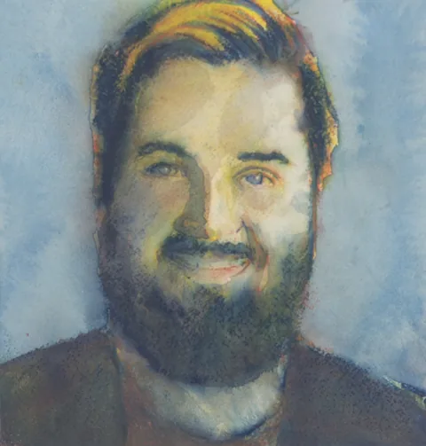 TJ Nico Moran 345, a painting by TJ Murphy