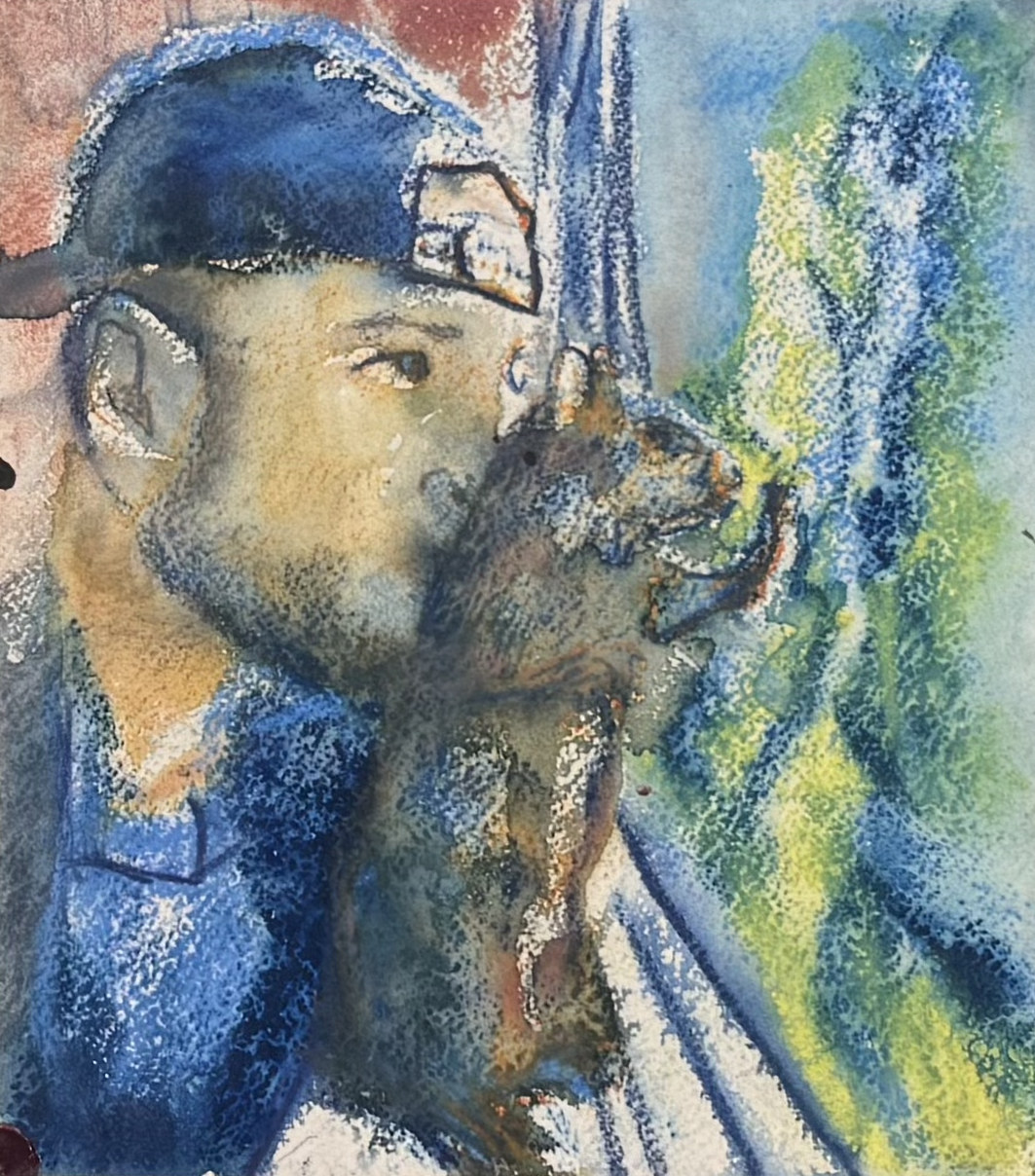 TJ PNut Window 338, a painting by TJ Murphy