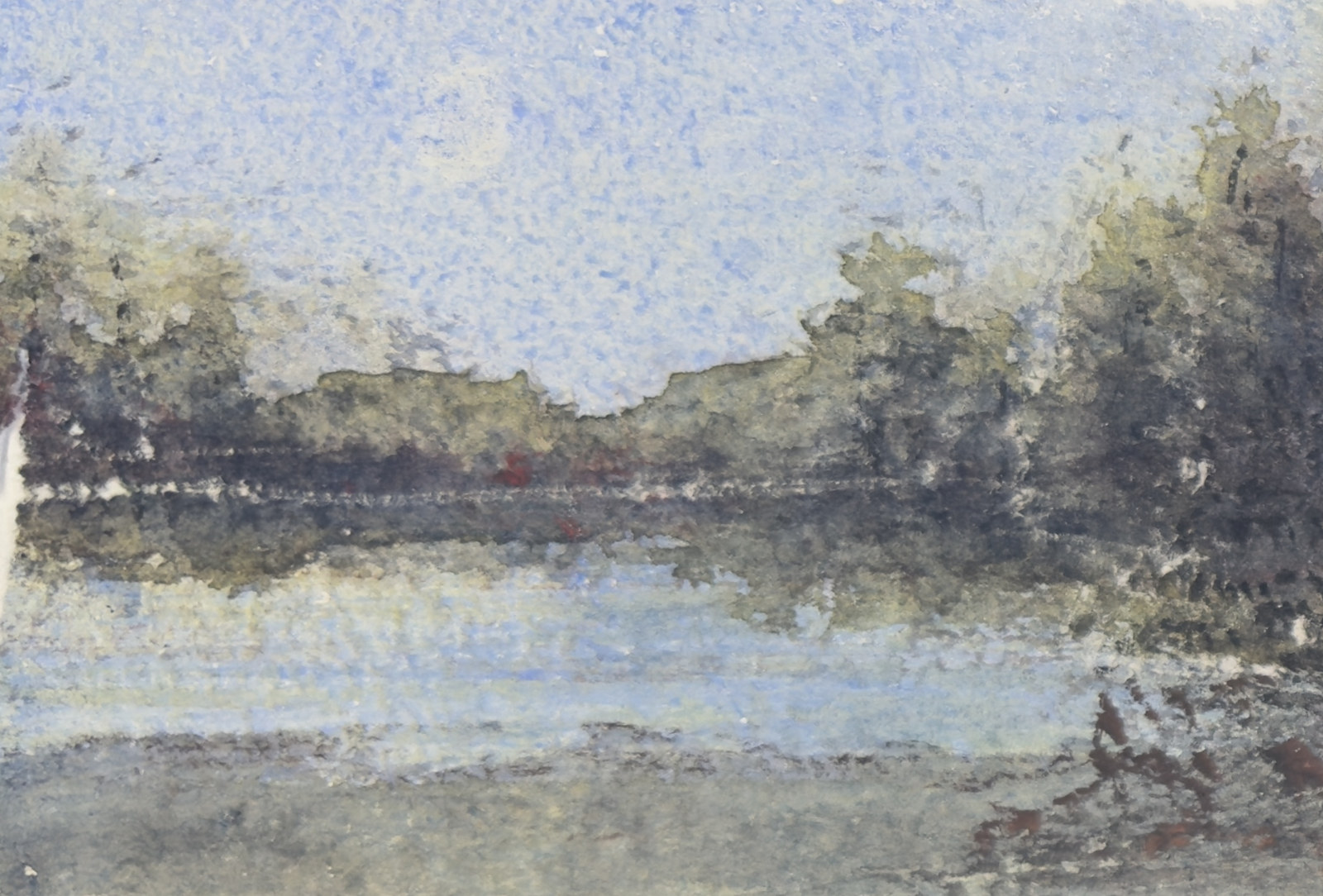 TJ Mountain Lake 145, a painting by TJ Murphy