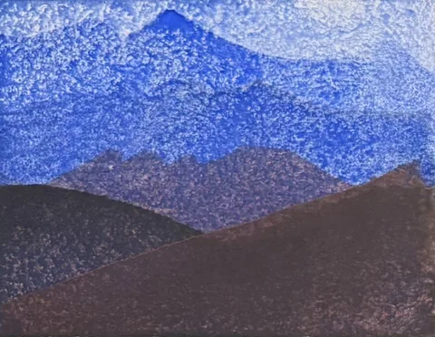 TJ Blue Mountain Layers 185, a painting by TJ Murphy