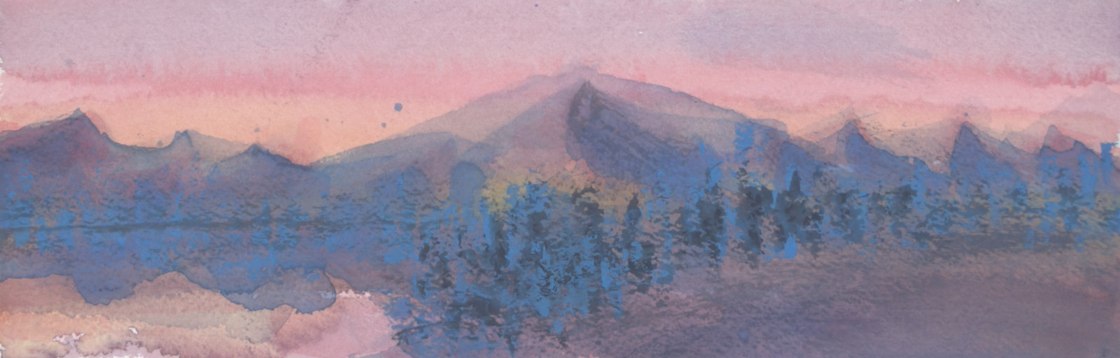 TJ Ridge Strip Study E, a painting by TJ Murphy