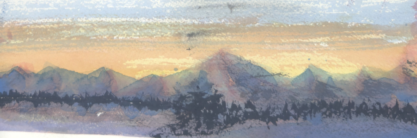 TJ Ridge Strip Study F, a painting by TJ Murphy