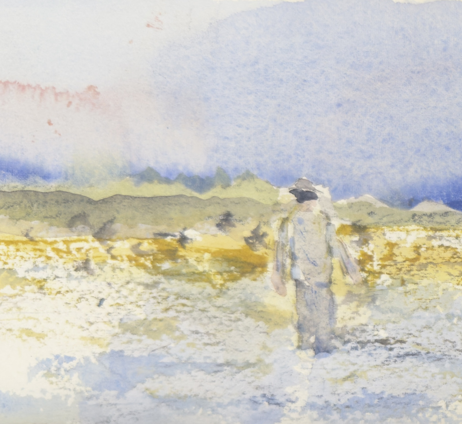 TJ Figures on a Shore 179, a painting by TJ Murphy