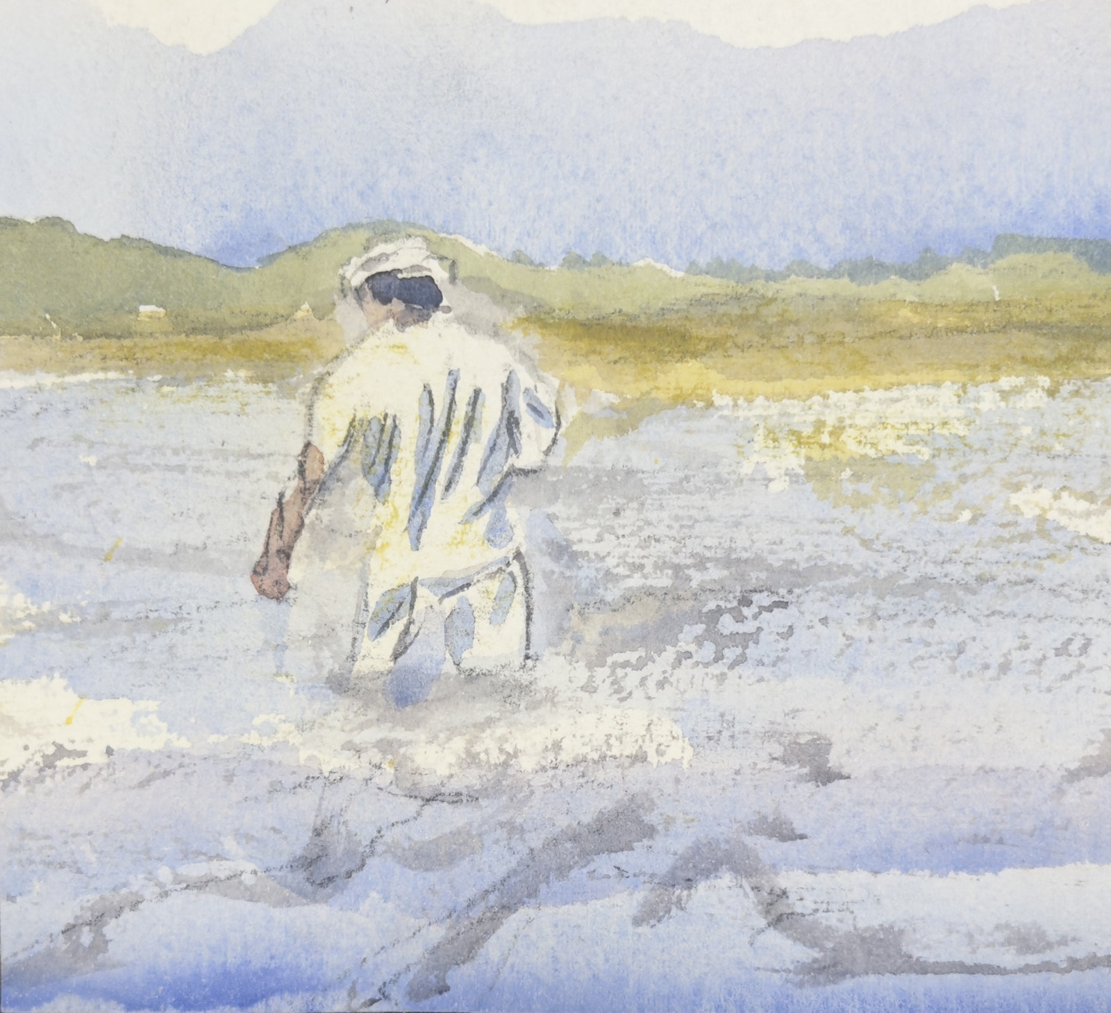 TJ Wading Figure 181, a painting by TJ Murphy