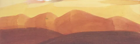 TJ Sunset Ridge Strip 164, a painting by TJ Murphy