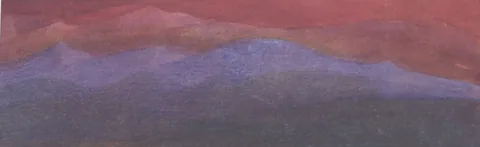 TJ Sunset Ridge Strip 158, a painting by TJ Murphy
