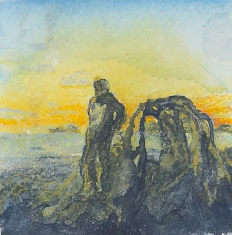 Strawberry Point Backpacking Trip #5, a painting by TJ Murphy