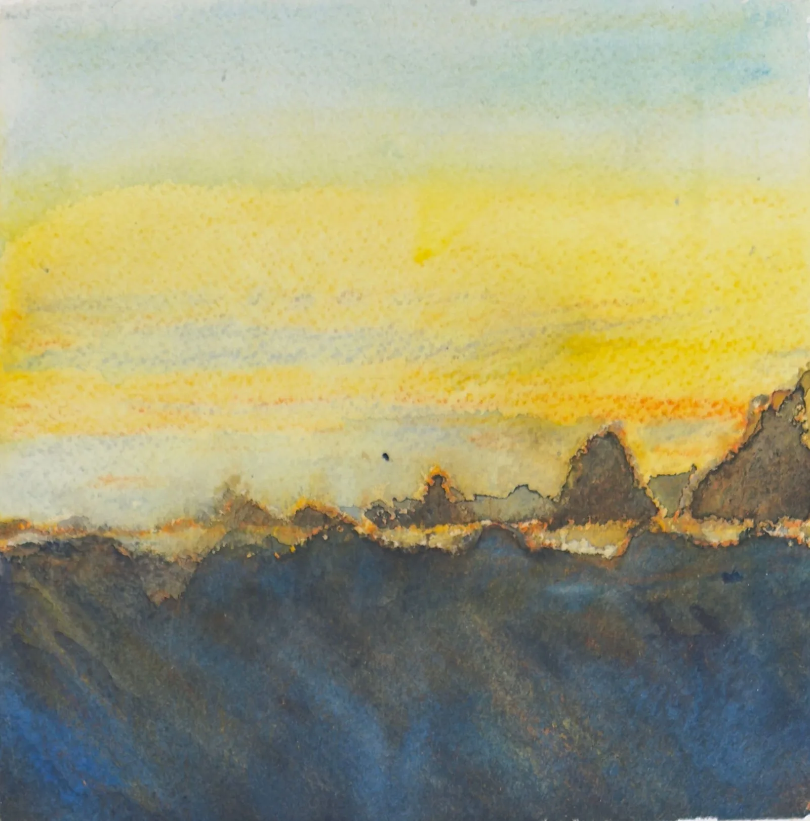 Strawberry Point Backpacking Trip #8, a painting by TJ Murphy