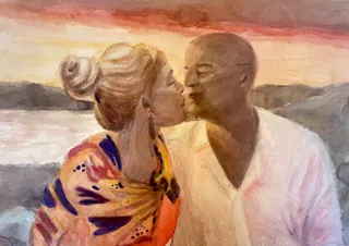 Jane and Sid in Zihuatanejo