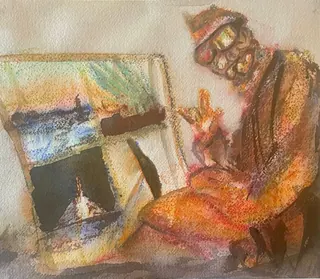 Painting in Black Rock City