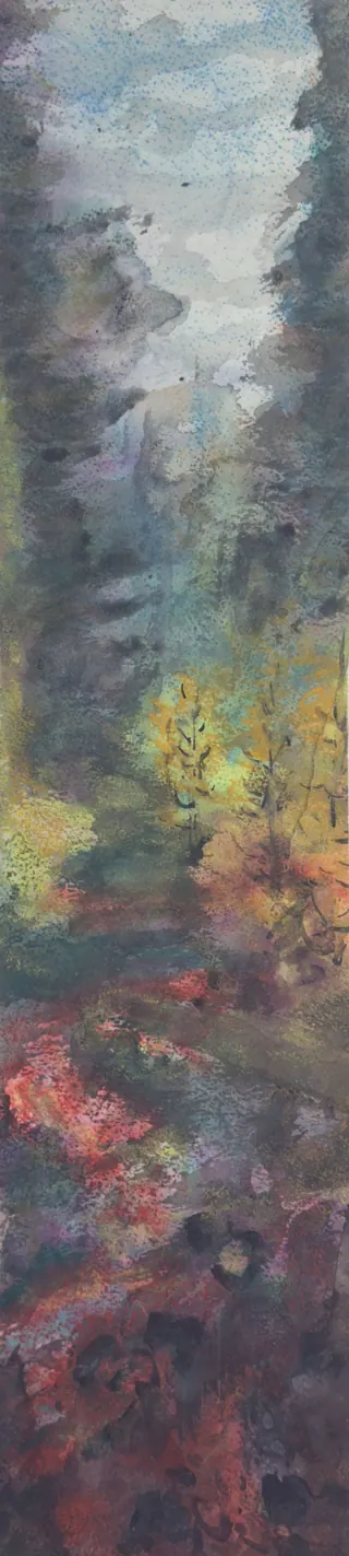 TJ Forest 302, a painting by TJ Murphy