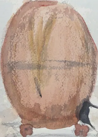 TJ Hummingbird Feeder 190, a painting by TJ Murphy