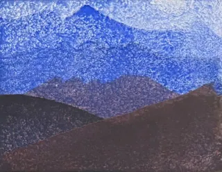 TJ Blue Mountain Layers 185, a painting by TJ Murphy