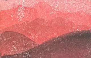 TJ Red Mountain Layers 156, a painting by TJ Murphy