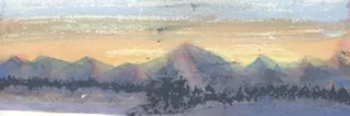 TJ Ridge Strip Study F, a painting by TJ Murphy