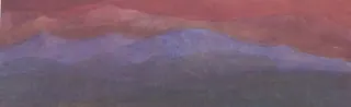 TJ Sunset Ridge Strip 158, a painting by TJ Murphy