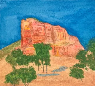 Spiritual Sedona Mountains 1 by Paul Murphy