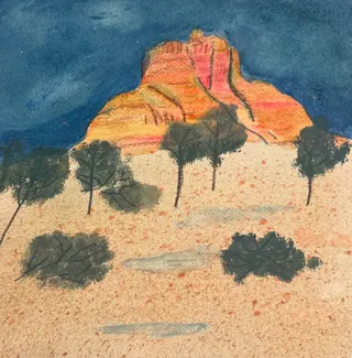 Spiritual Sedona Mountains 4 by Paul Murphy