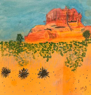 Spiritual Sedona Mountains 6 by Paul Murphy