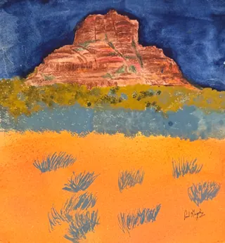 Spiritual Sedona Mountains 8 by Paul Murphy