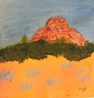 Spiritual Sedona Mountains 9 by Paul Murphy